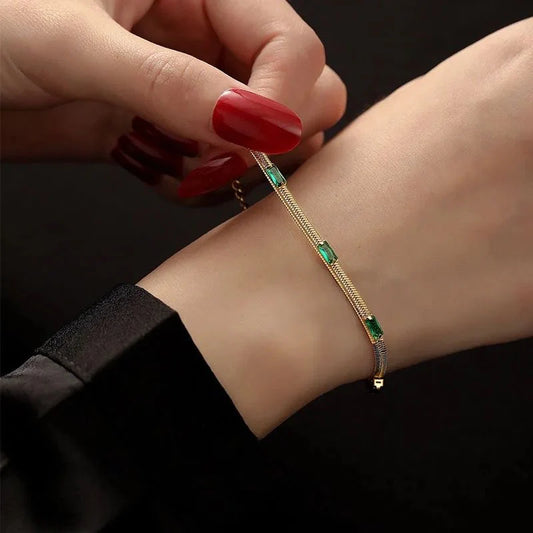 Sassy Emerald Bracelet