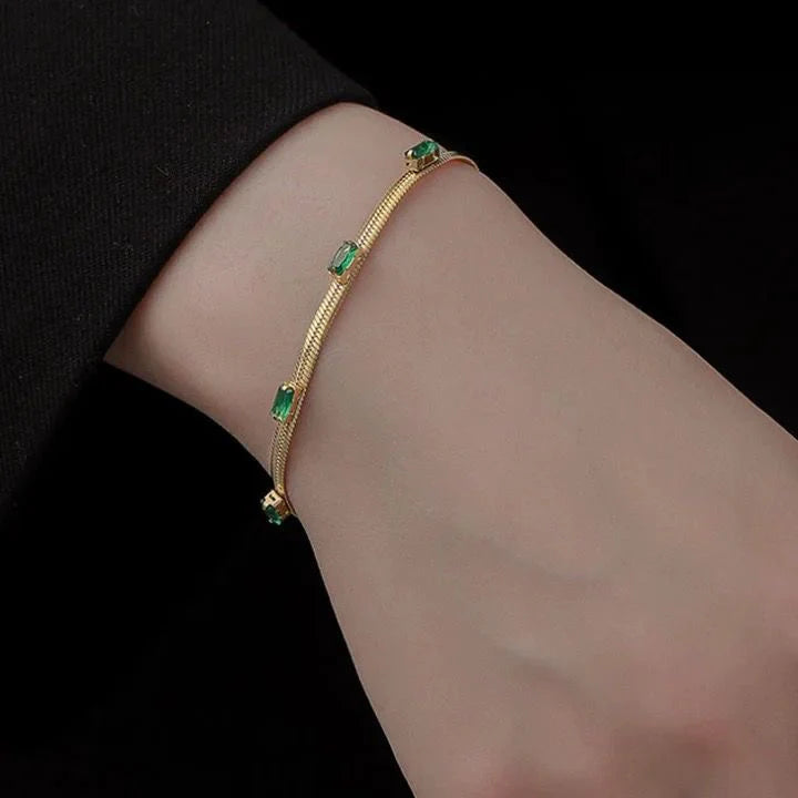 Sassy Emerald Bracelet