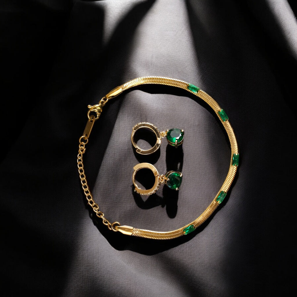 Sassy Emerald Bracelet