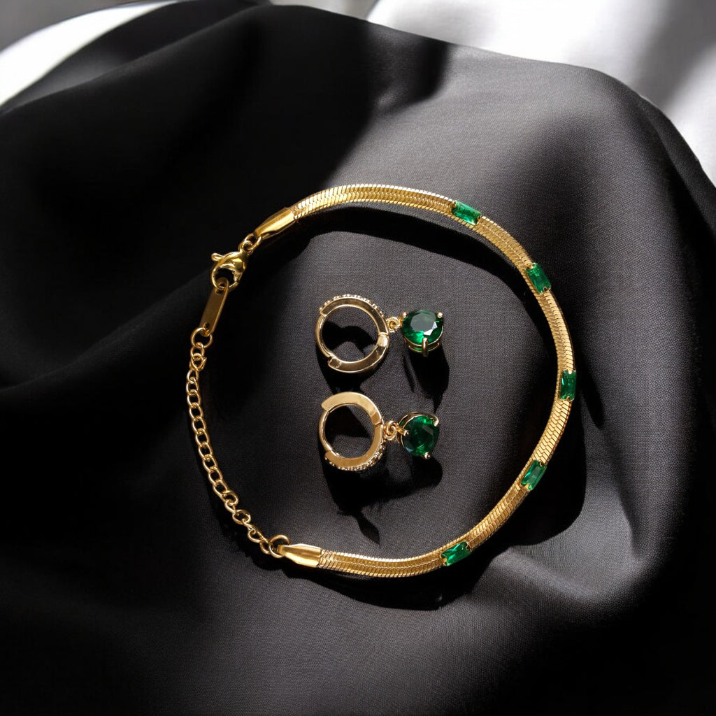 Sassy Emerald Bracelet