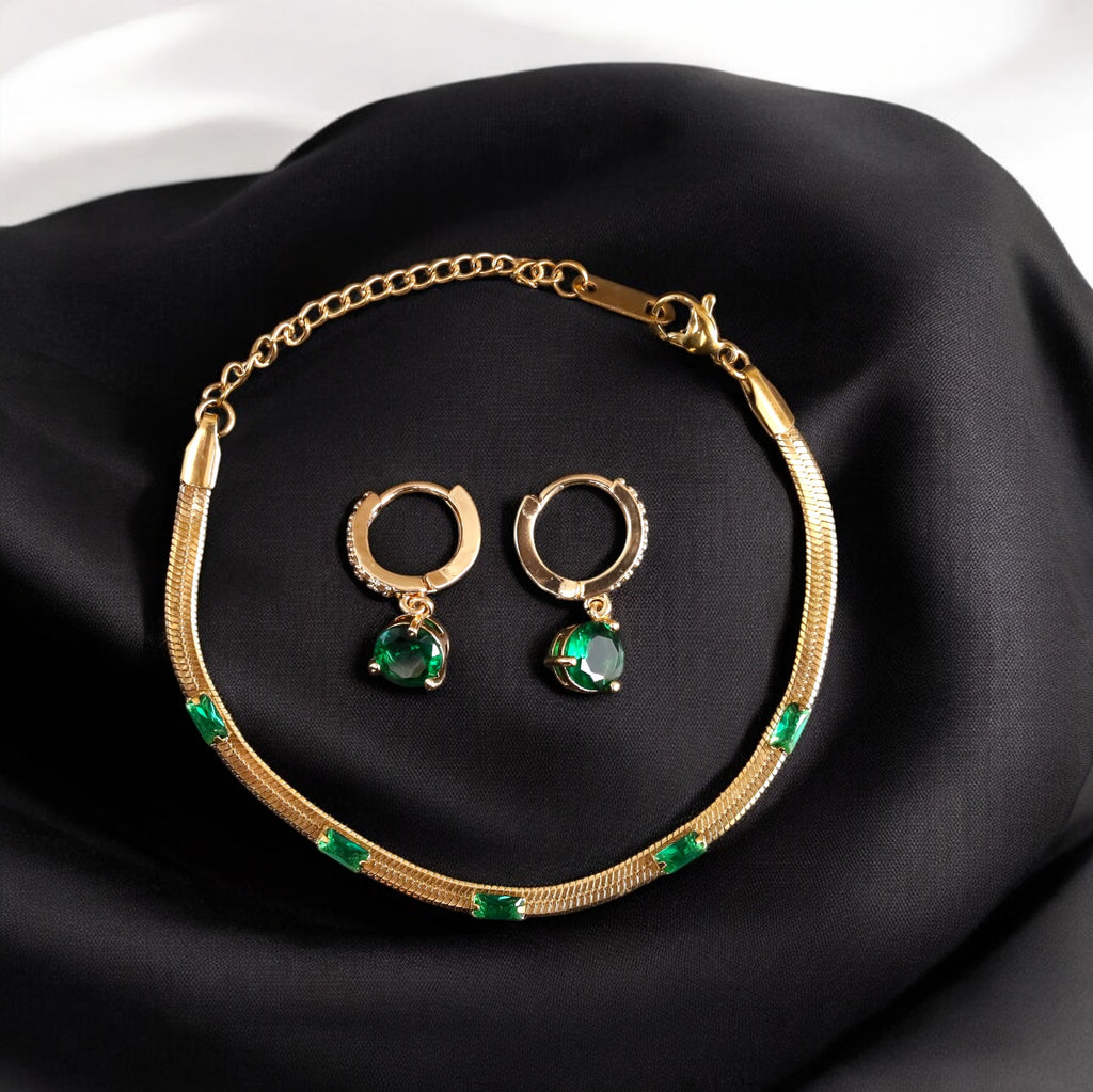 Sassy Emerald Bracelet