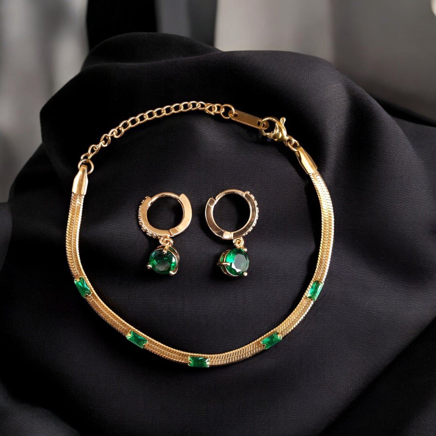 Sassy Emerald Bracelet
